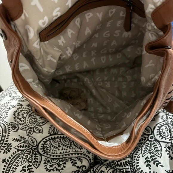 Aimee Kestenberg Brown Leather Backpack - Picture 4 of 4